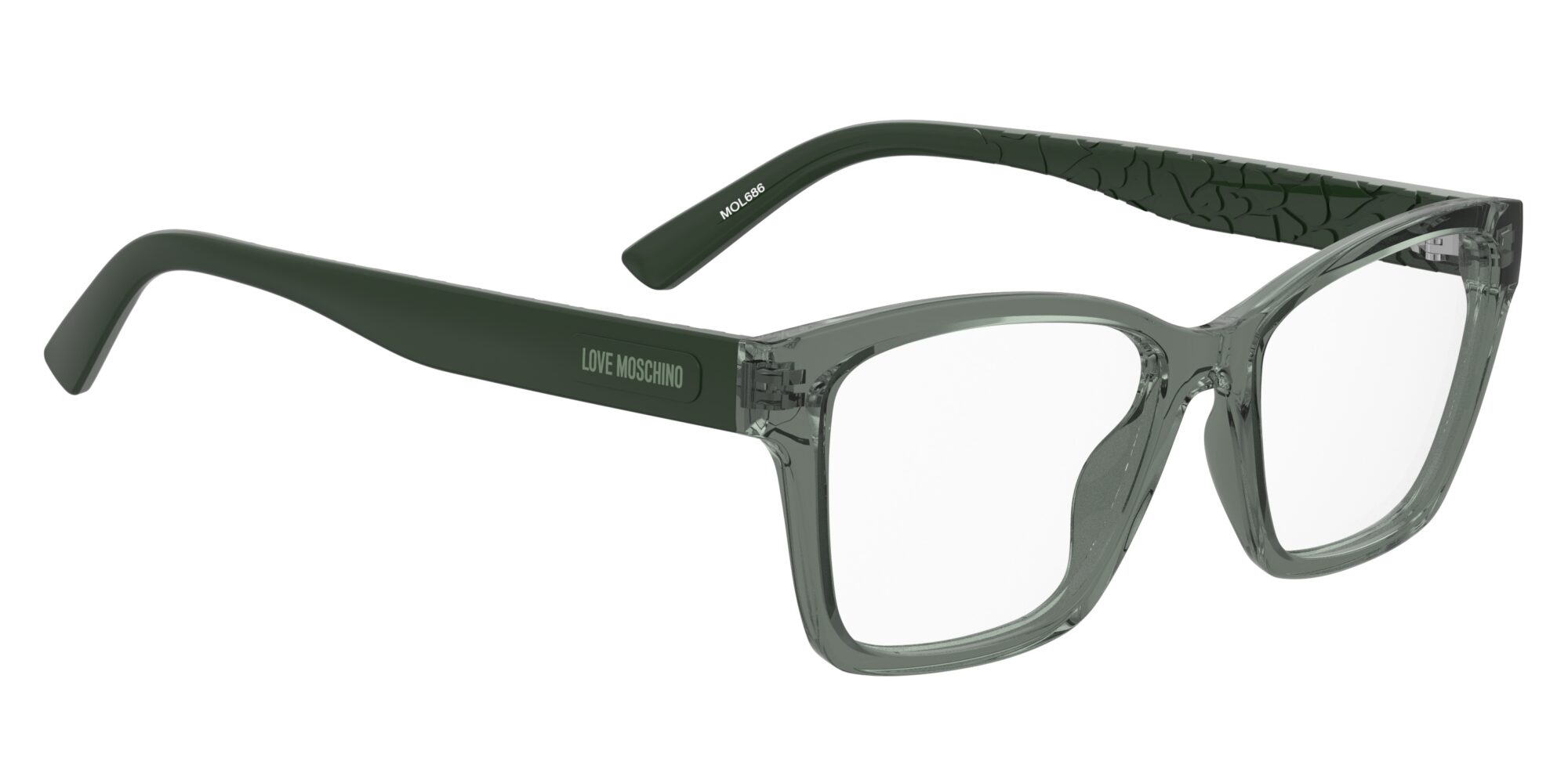 MOSCHINO LOVE - MOL686 GREEN 1 Occhiale MOSCHINO LOVE da Vista Donna 1