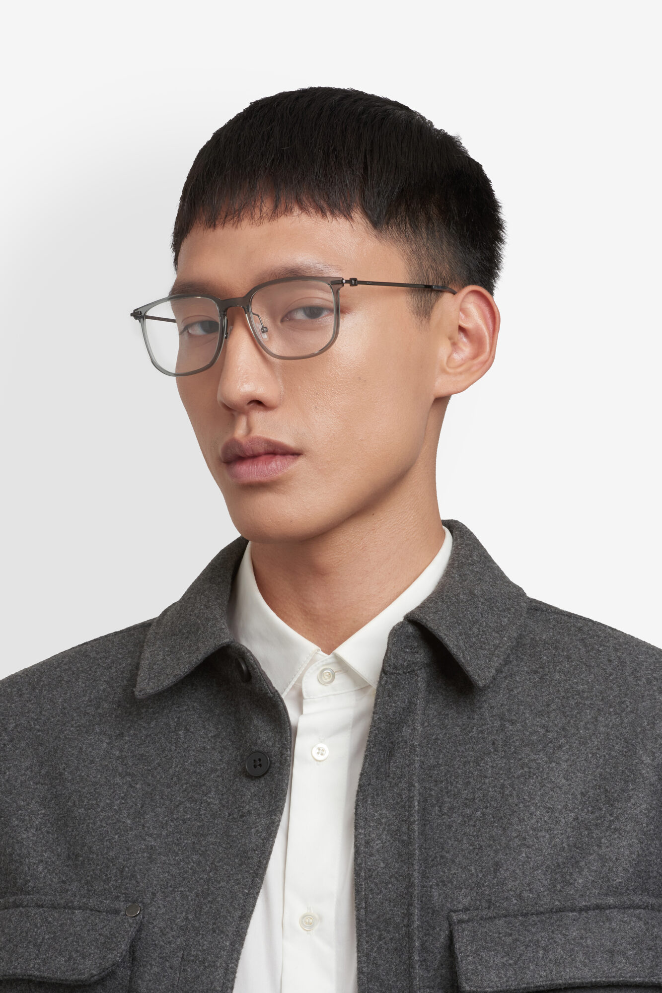HUGO BOSS - BOSS 1878/F GREY DARK RUTHENIUM 1 Occhiale HUGO BOSS da Vista Uomo 1