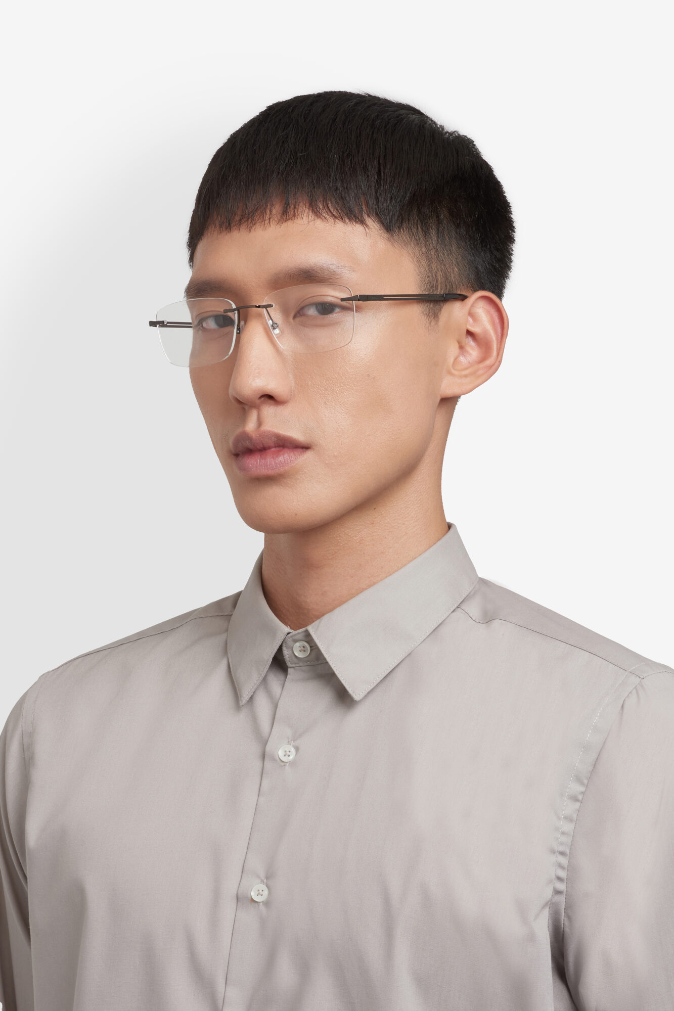 HUGO BOSS - BOSS 1873/F DARK RUTHENIUM BLACK 1 Occhiale HUGO BOSS da Vista Uomo 1