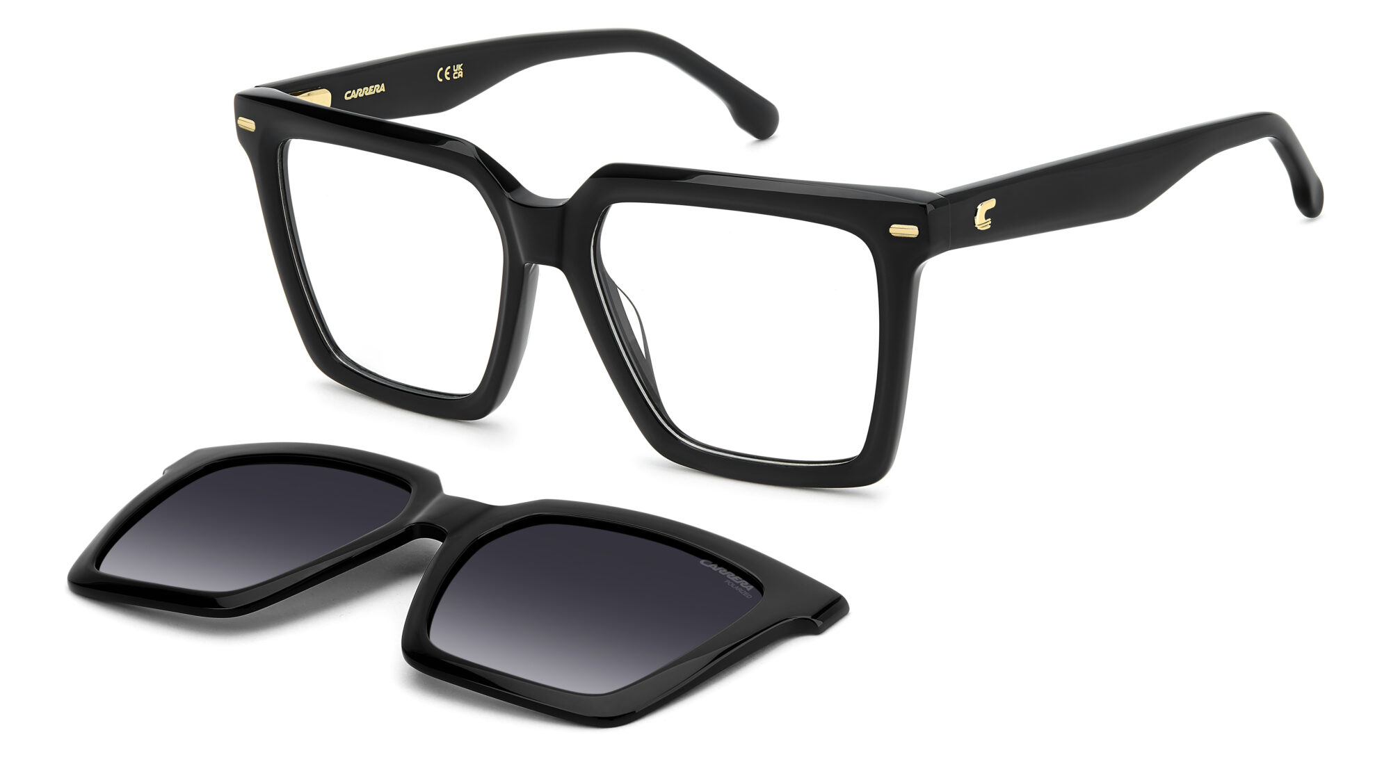 CARRERA - CA 3080/C BLACK 1 Occhiale CARRERA da OPT + CLIP-ON Donna 1