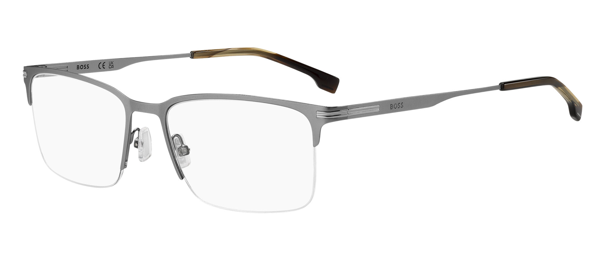 HUGO BOSS - BOSS 1850 MATTE RUTHENIUM 1 Occhiale HUGO BOSS da Vista Uomo 1
