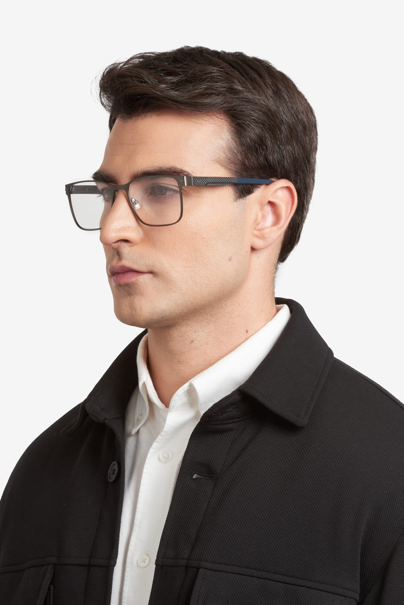 HUGO BOSS - BOSS 1842 MATTE DARK RUTHENIUM 1 Occhiale HUGO BOSS da Vista Uomo 1