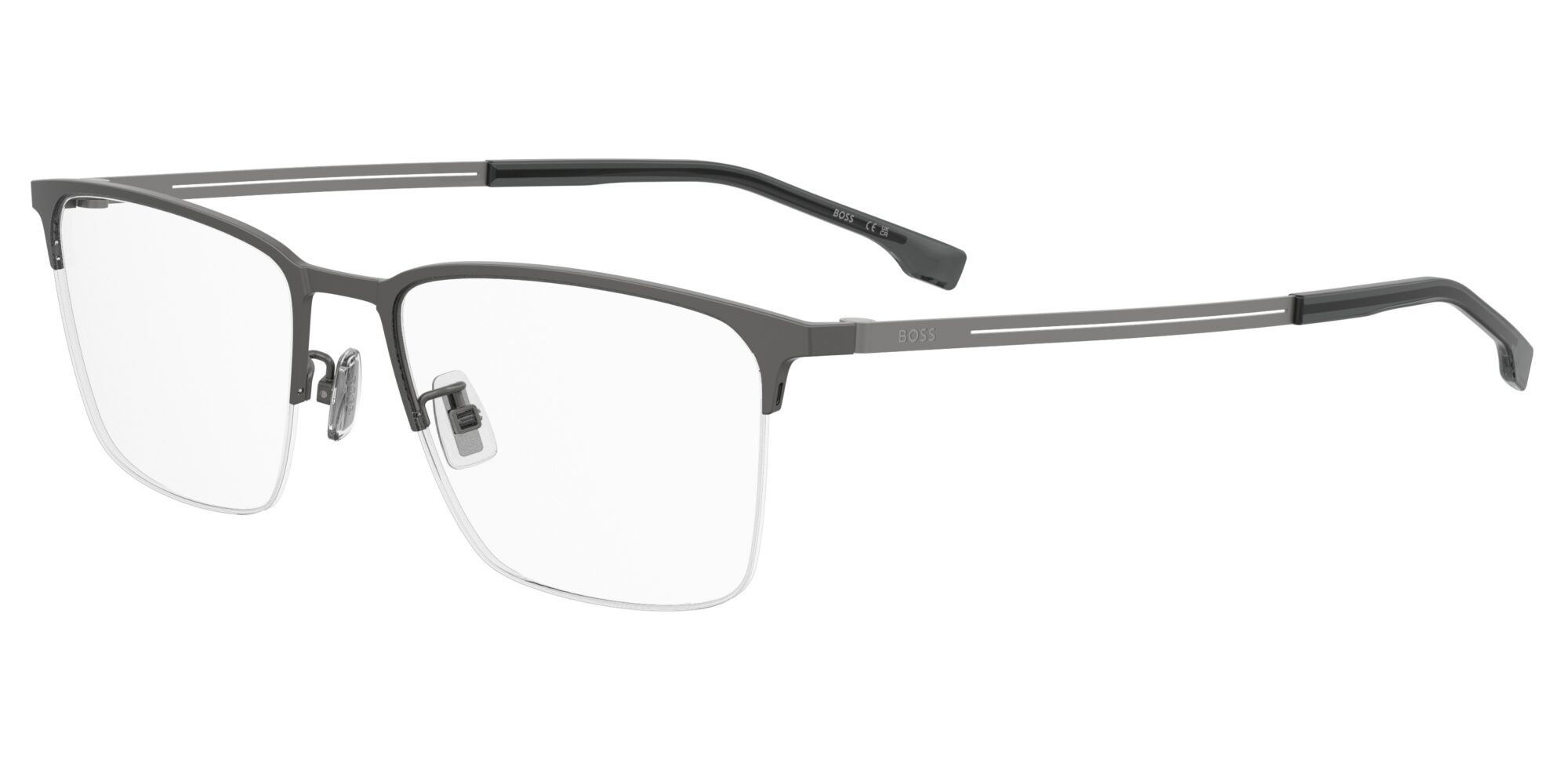 HUGO BOSS - BOSS 1824/G MATTE RUTHENIUM BLACK 1 Occhiale HUGO BOSS da Vista Uomo 1