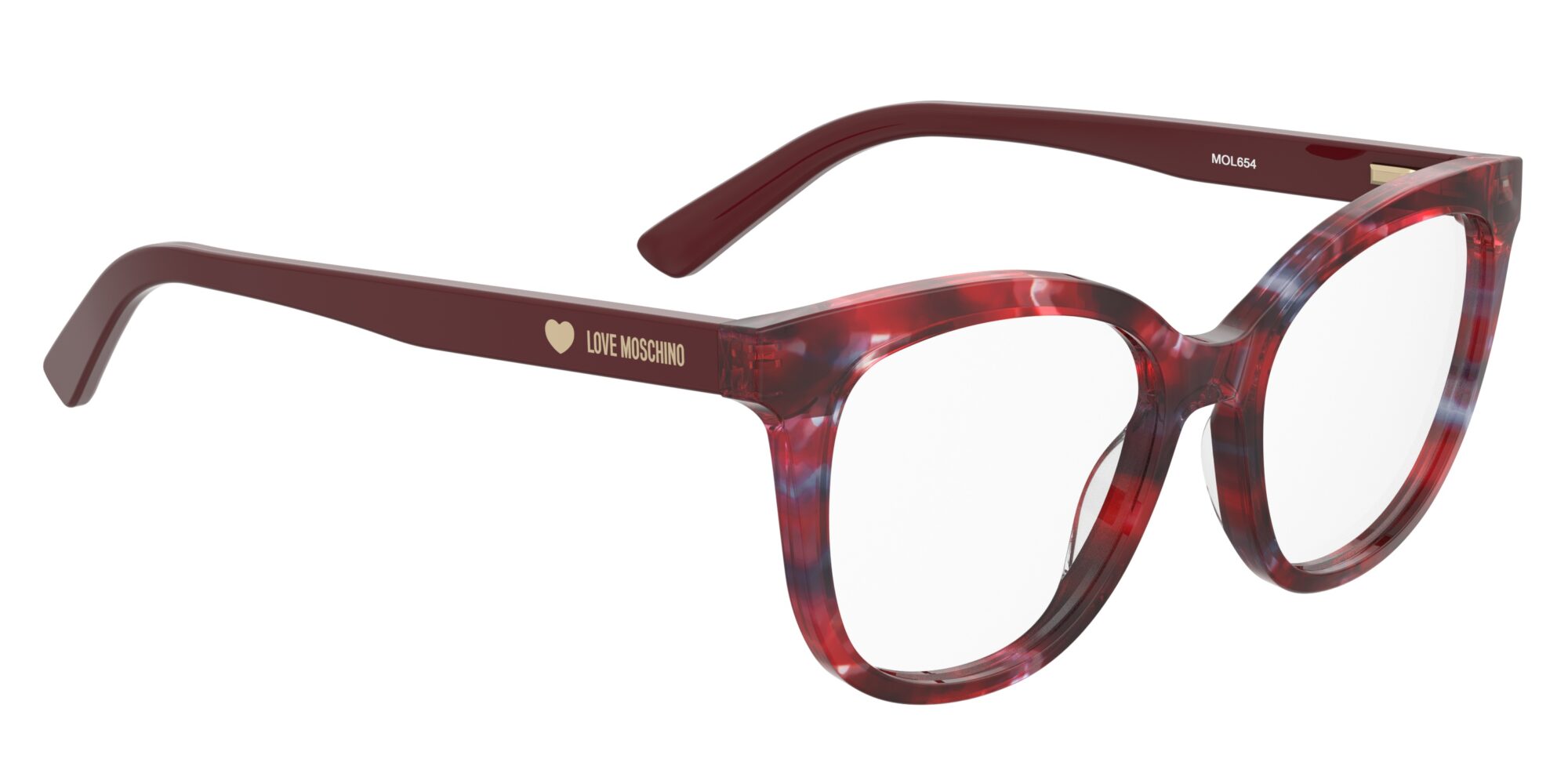 MOSCHINO LOVE - MOL654 BURGUNDY 2 1 Occhiale MOSCHINO LOVE da Vista Donna 1