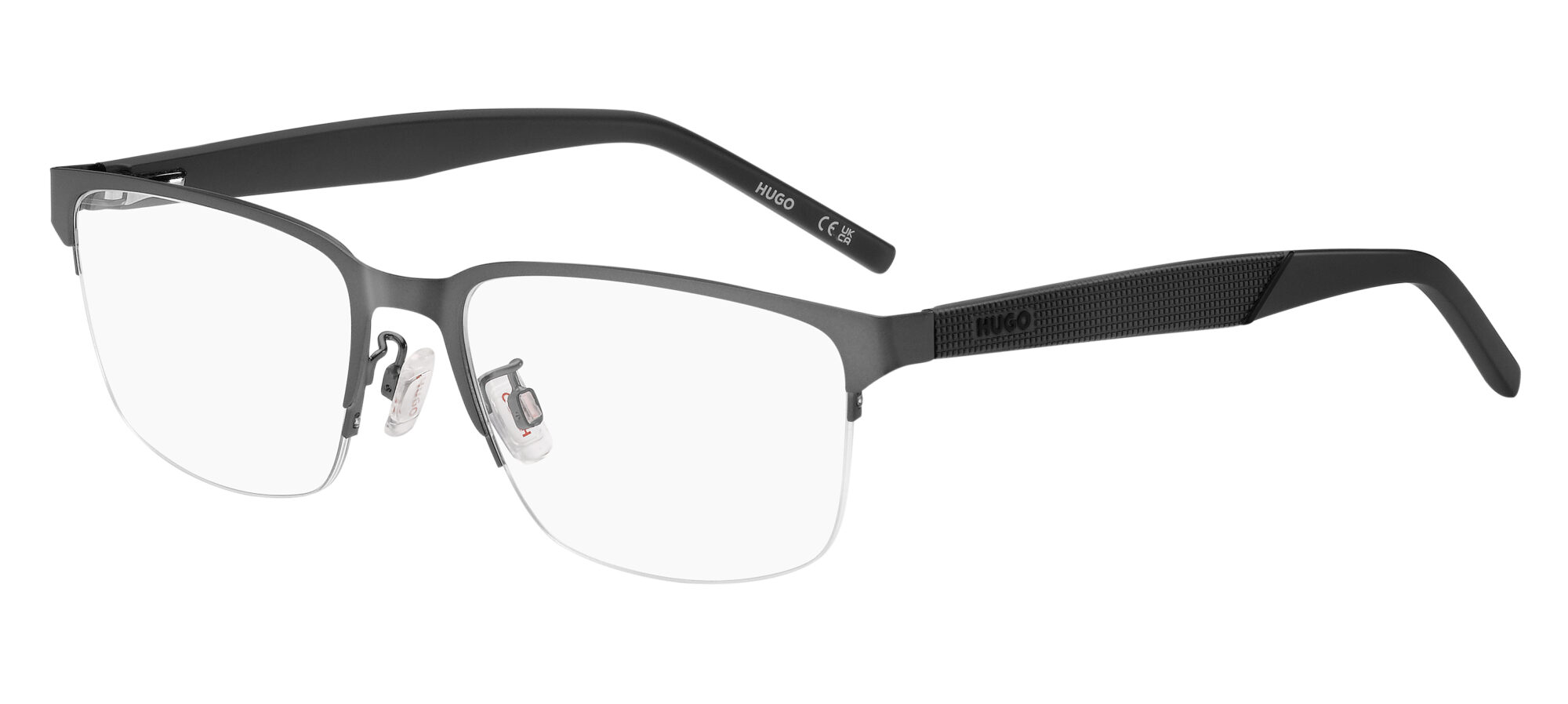 HUGO - HG 1333/G MATTE DARK RUTHENIUM 1 Occhiale HUGO da Vista Uomo 1